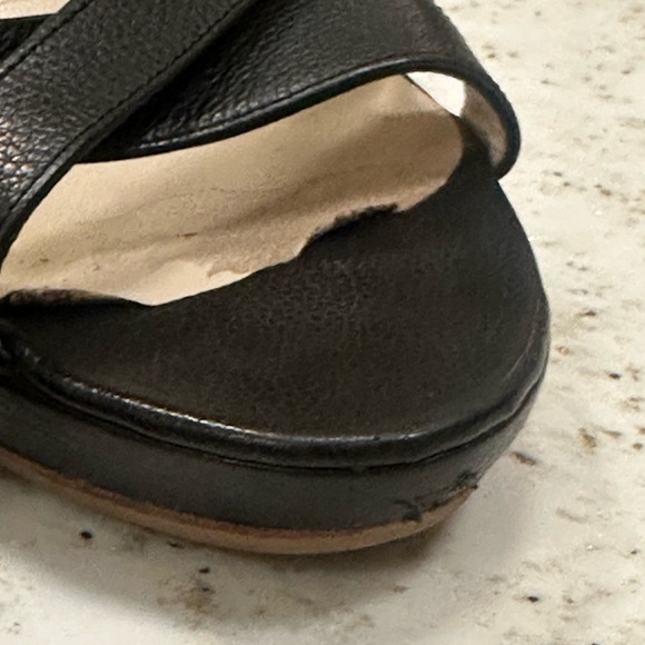 Jil Sander Elegant Black Strappy Sandals - Picture 8 of 10